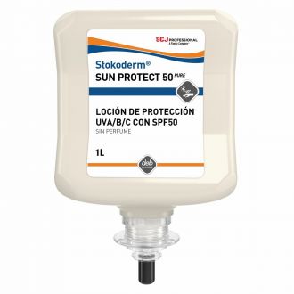 STOKODERM® | Sun Protect 50 PURE, Loción de protección UV FPS 50 para uso profesional