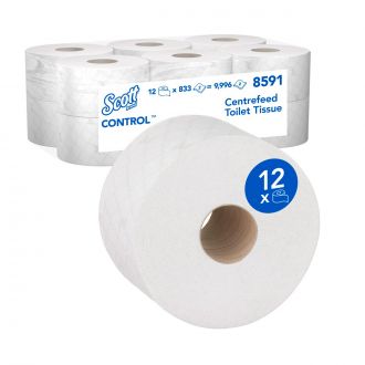 SCOTT® Control™ | Papel higiénico industrial blanco