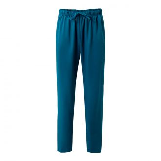 VELILLA | Pantalón pijama microfibra azul océano - Talla L