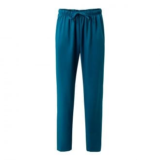 VELILLA | Pantalón pijama microfibra azul océano - Talla XXXL