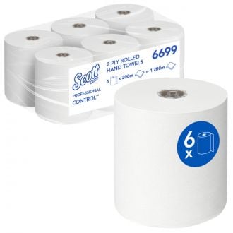 SCOTT® Control™ | Rollo de papel secamanos banco