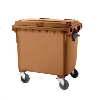 MAYA | Contenedor de residuos marrón - 1100 L