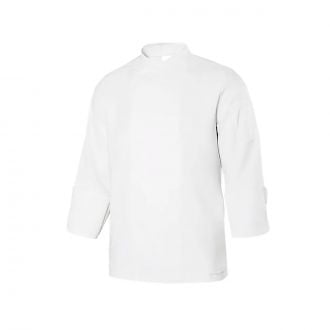 VELILLA | Chaqueta de cocina microfibra manga larga blanca - Talla XL