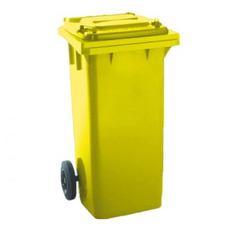 MAYA | Contenedor de residuos amarillo sin pedal - 120 L