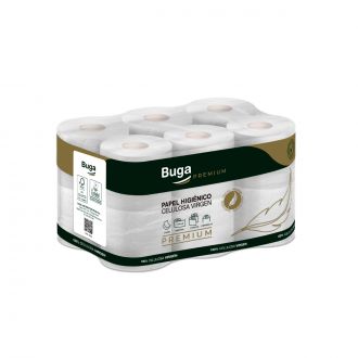 BUGA PREMIUM | Papel Higiénico Doméstico - 3 capas