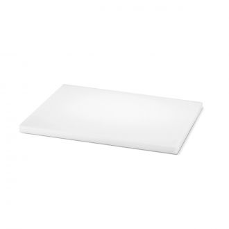 Tablero de corte polietileno de alta densidad  blanco - 40 x 30 cm