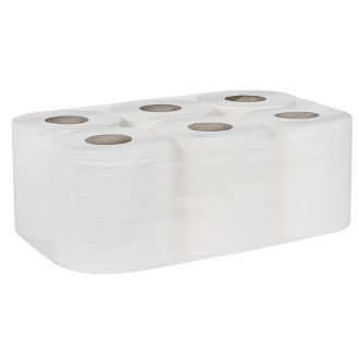 Papel secamanos celulosa industrial 2 capas (pack 2 rollos/bobinas) —  Suminsellares