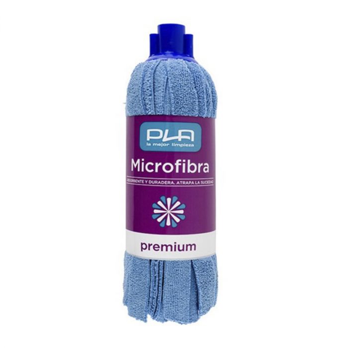 Tradineur - Fregona microfibra ecologica ballarina de 12x15 cm.Microfibra  para fregona.Fregona para higiene y limpieza del hogar