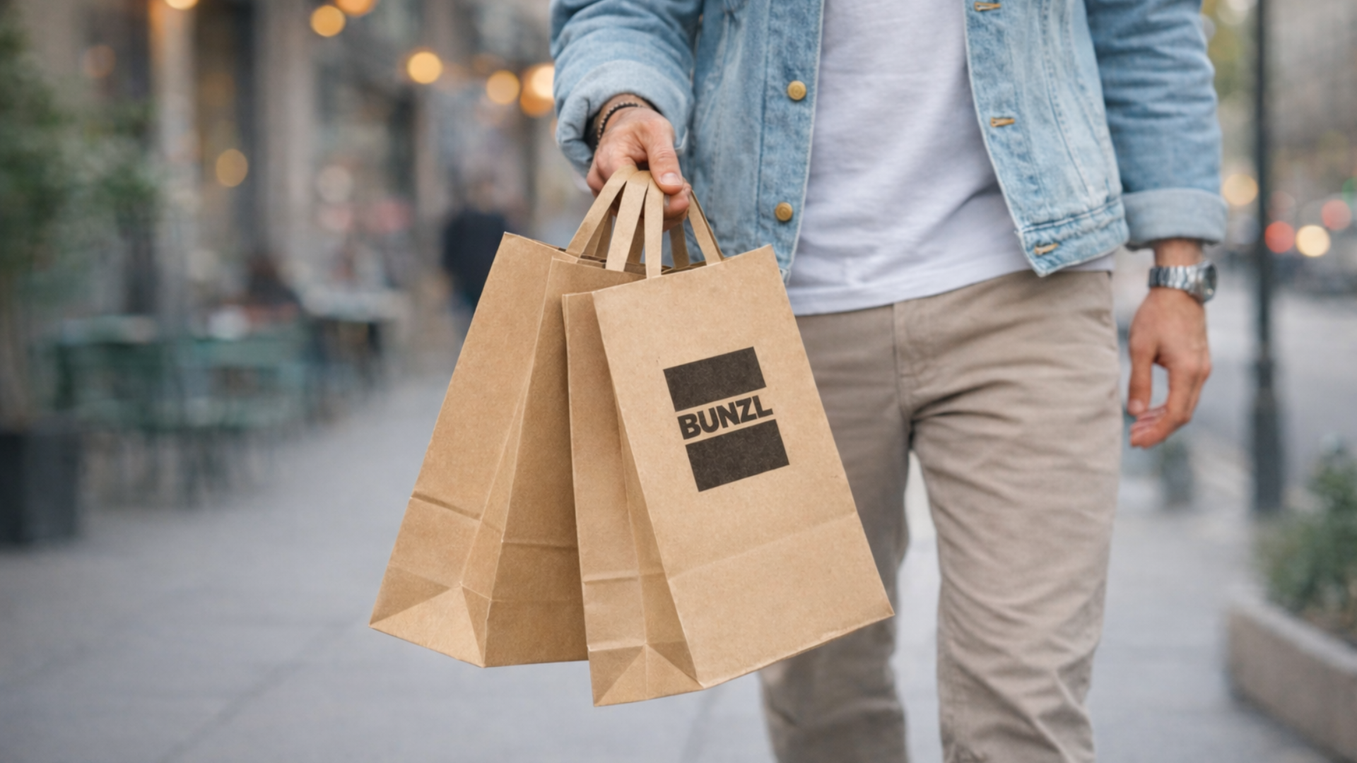 bolsa de papel personalizada bunzl